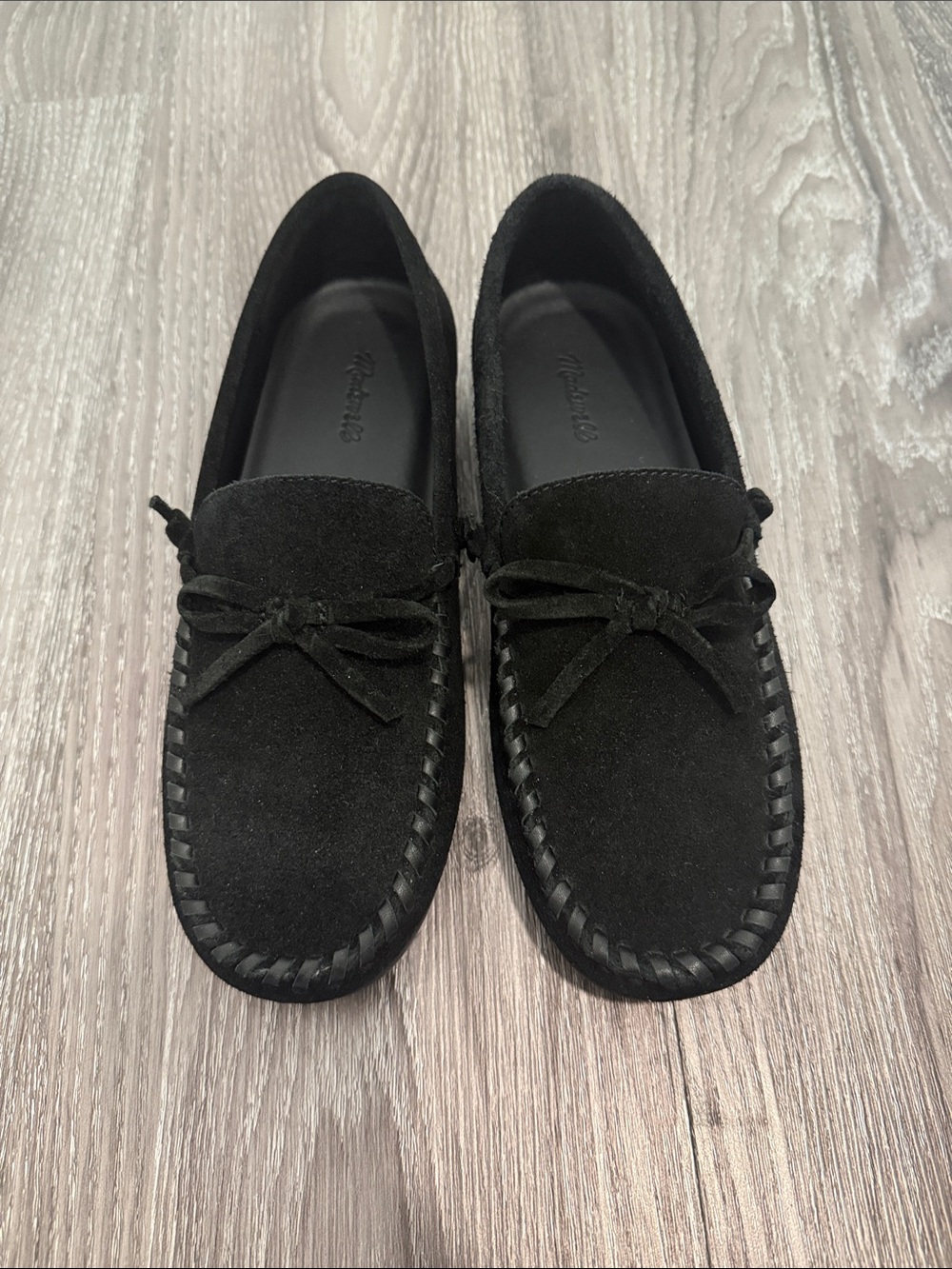 Madewell suede loafers